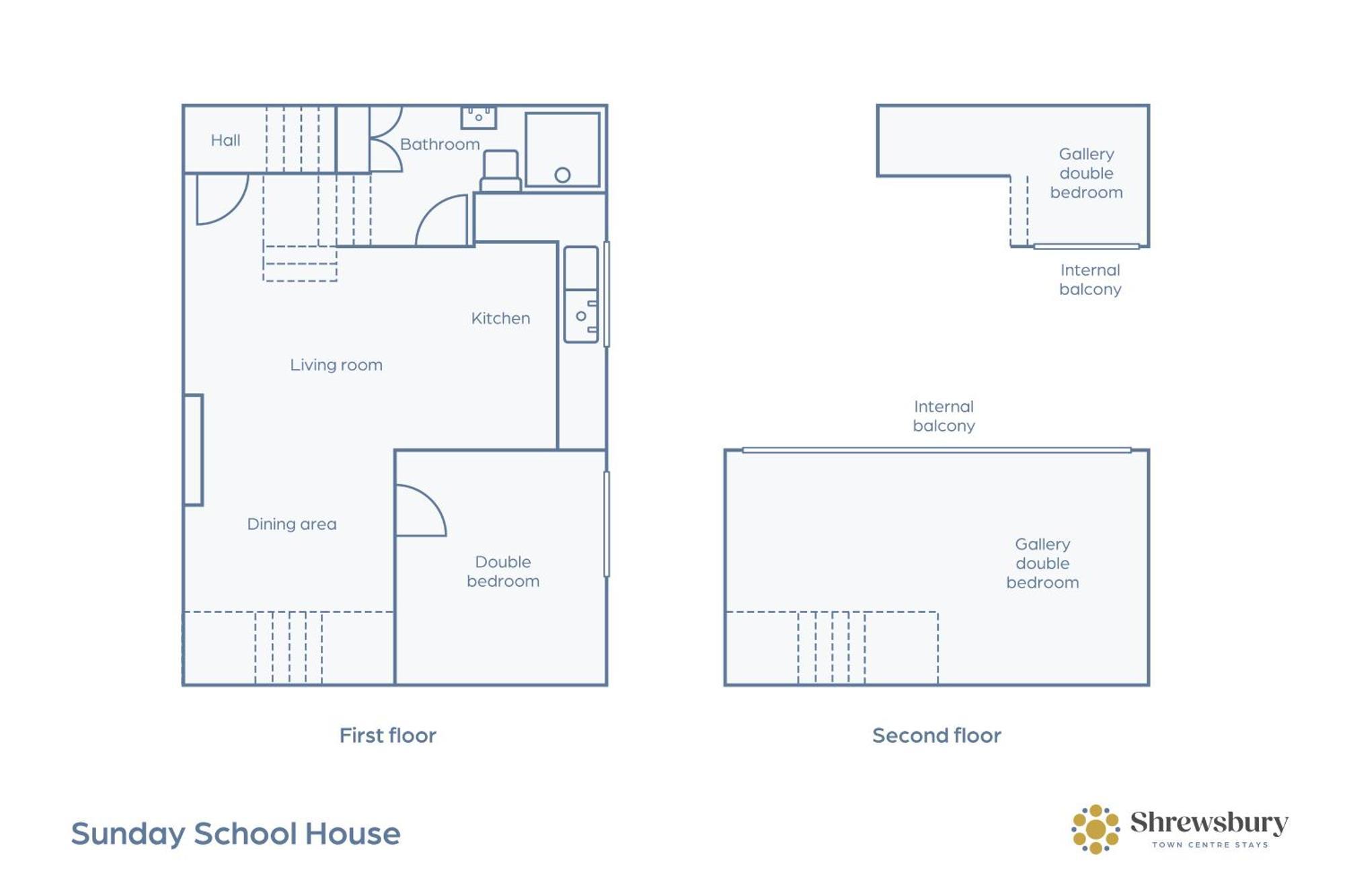 Apartmán Sunday School House Shrewsbury Exteriér fotografie